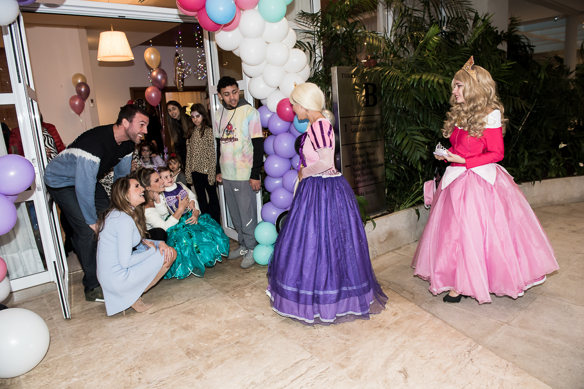 chegada das princesas