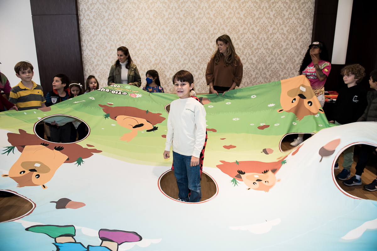 brincadeira com panos