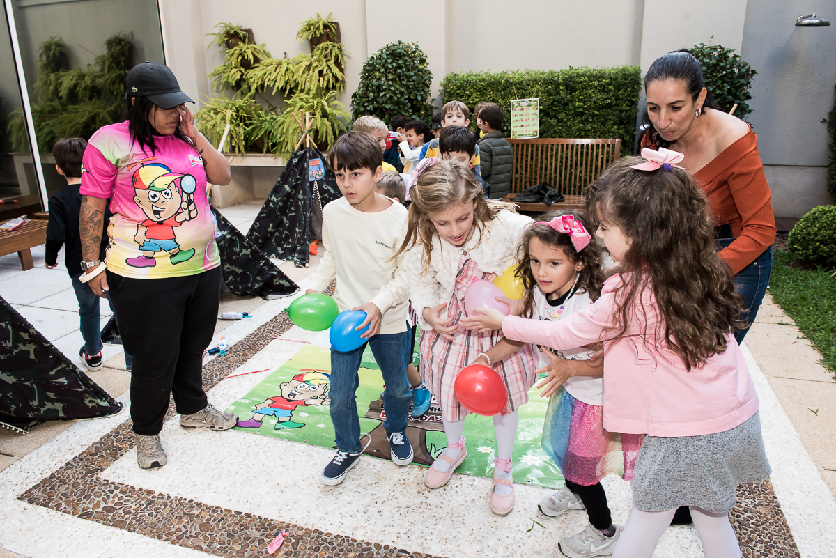 prendendo as bexigas