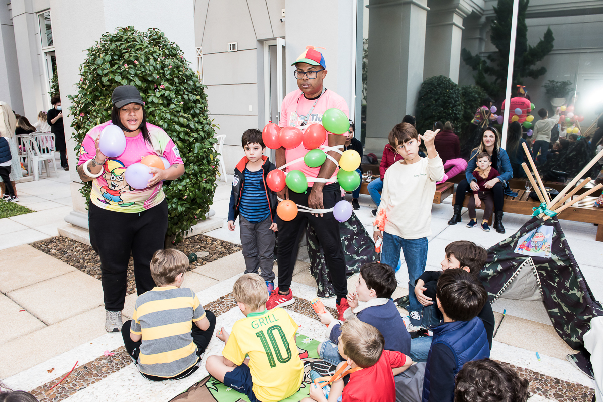 prendendo as bexigas