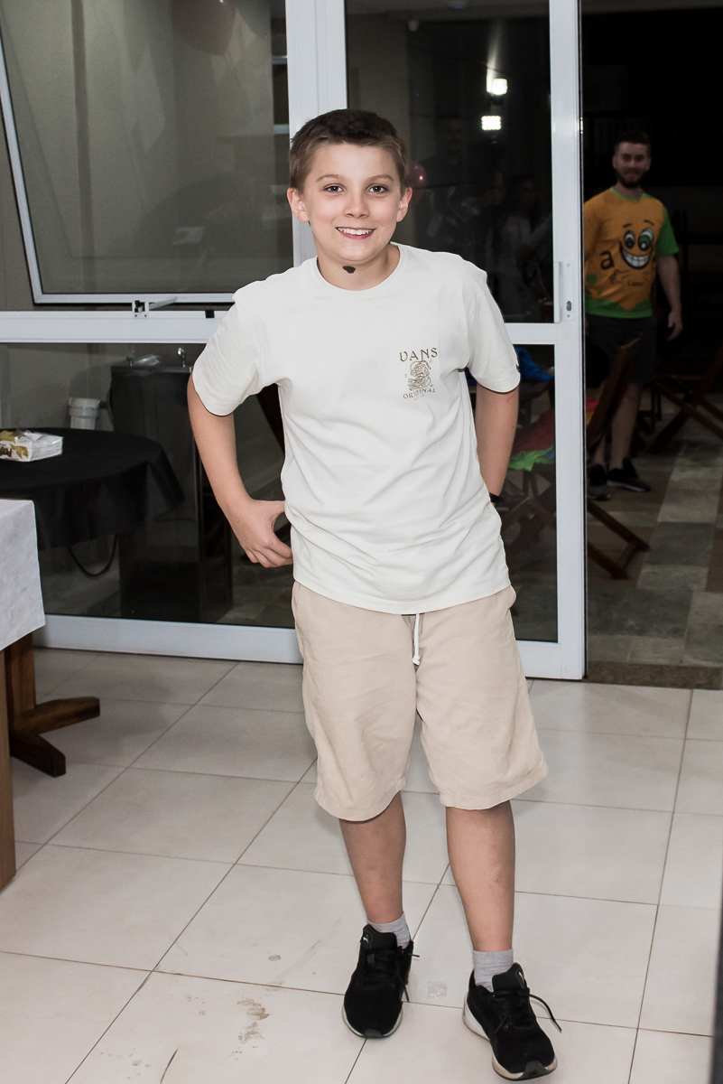 chegando para o show