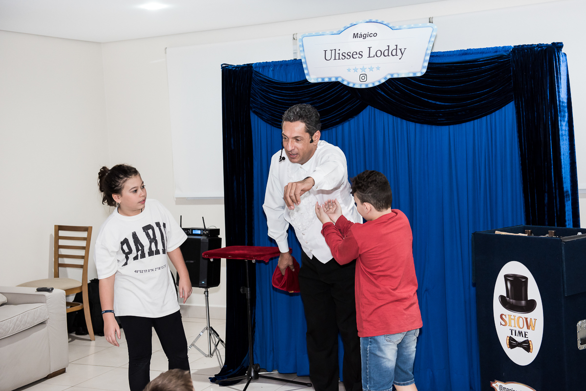 magia com crianças