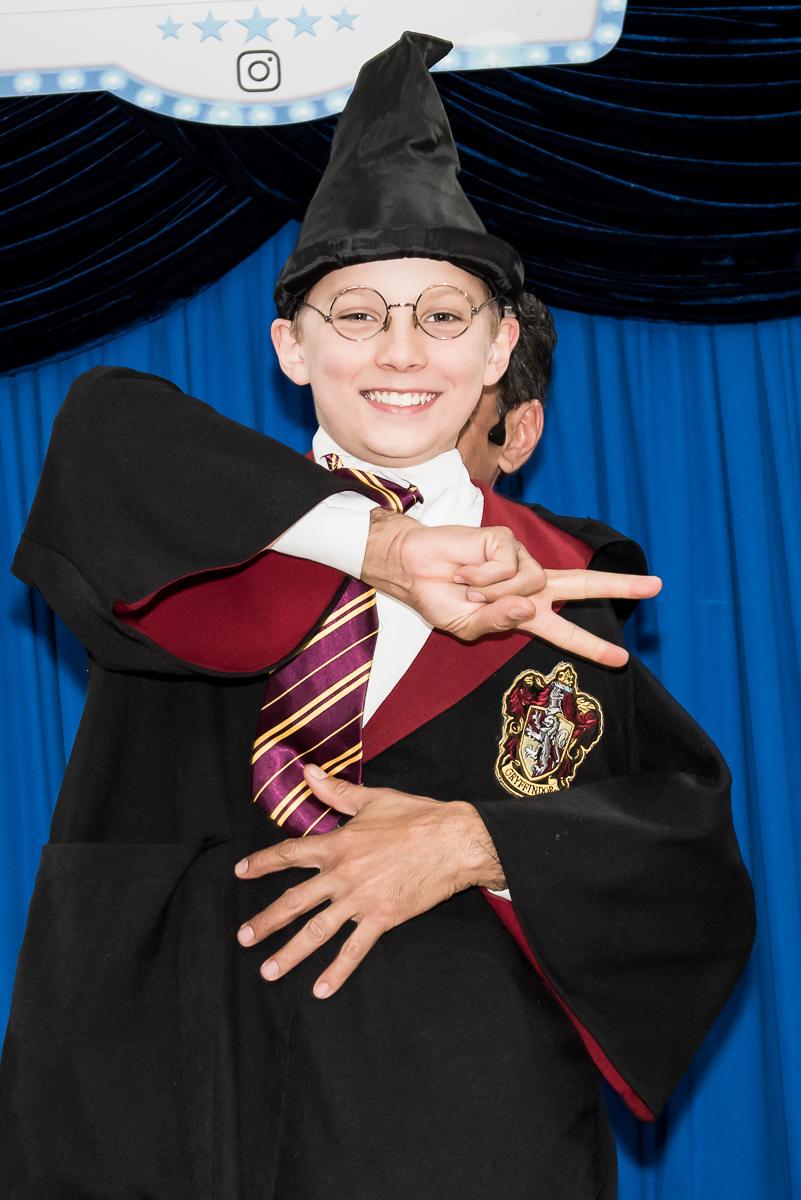 criança e mágica de harry potter