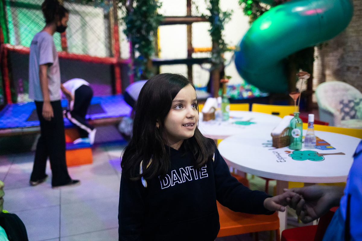 encantada com o buffet