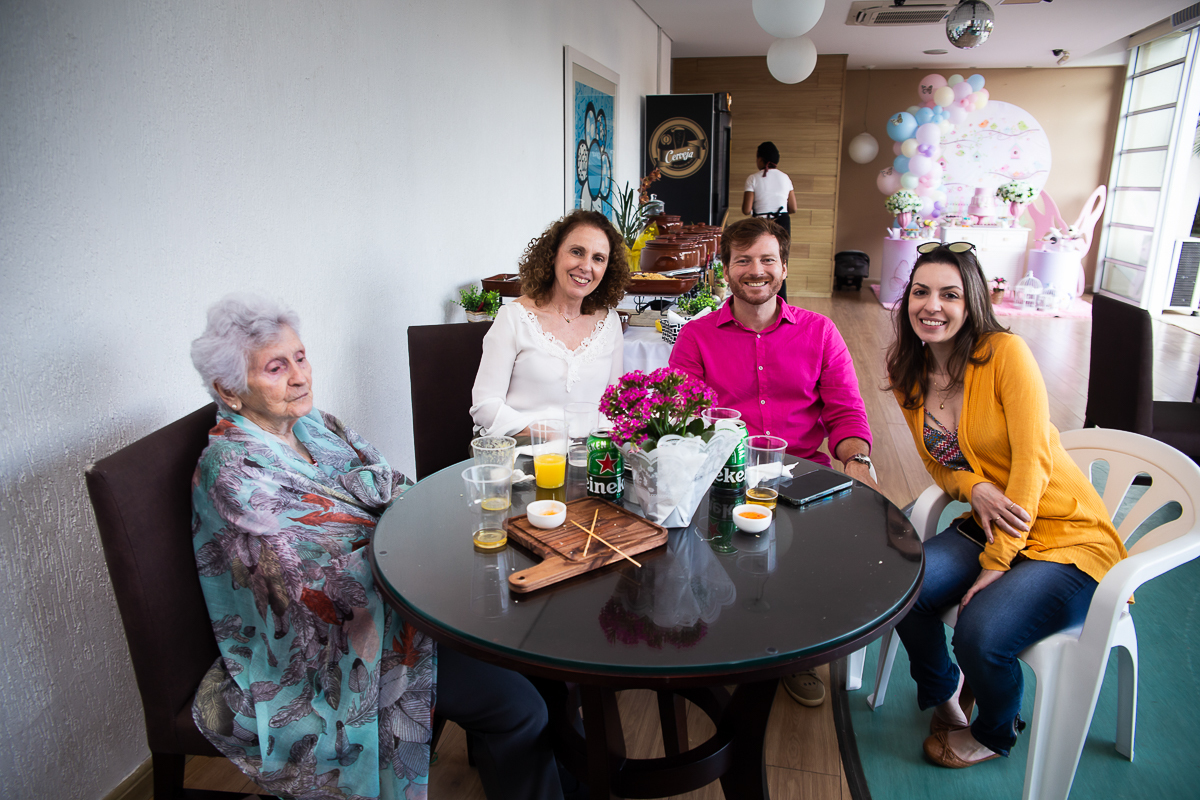 fotografia dos convidados da festa