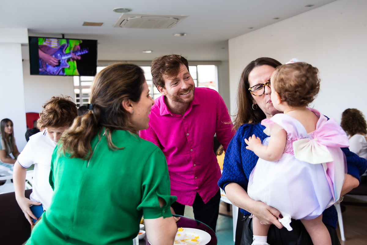 fotografia dos convidados da festa