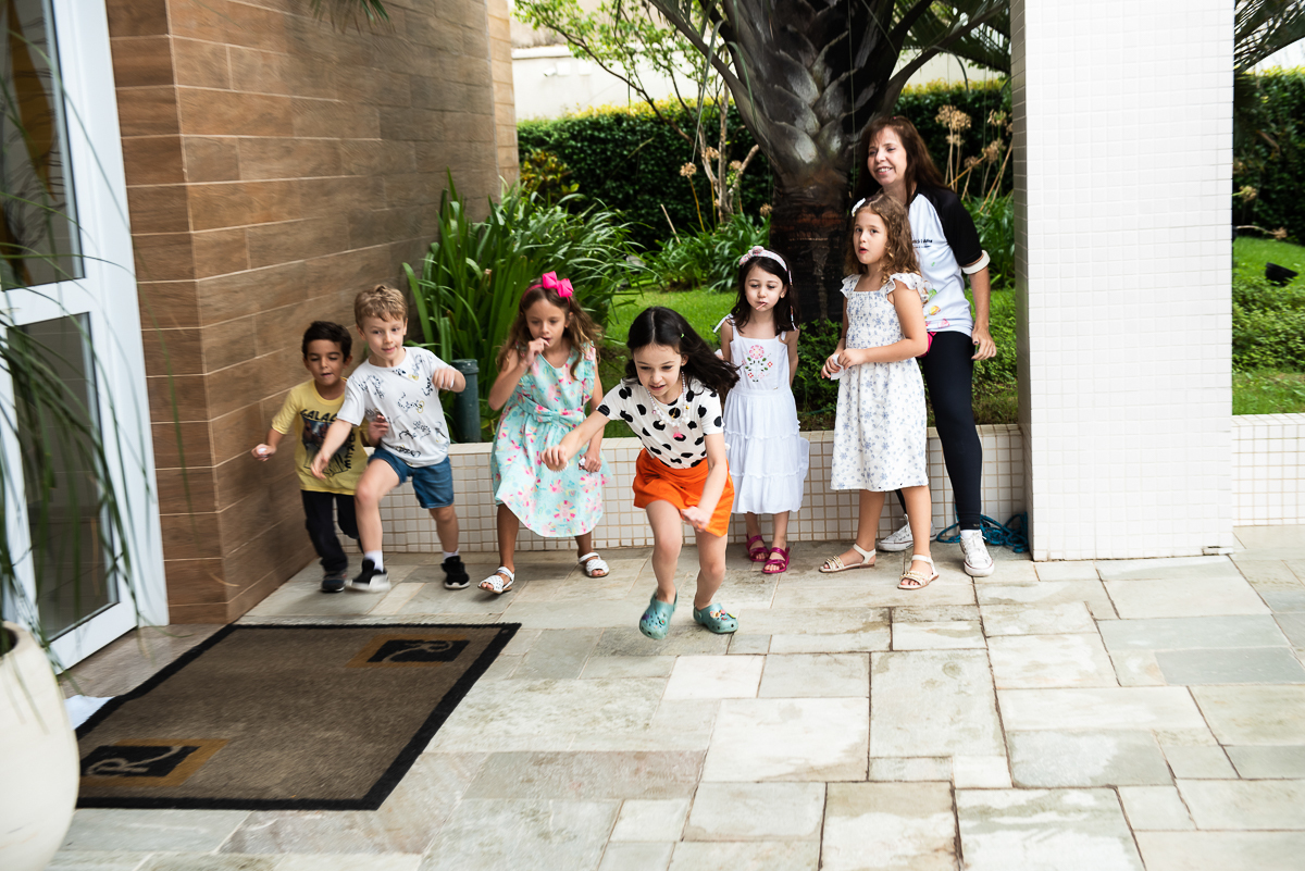 corrida de crianças