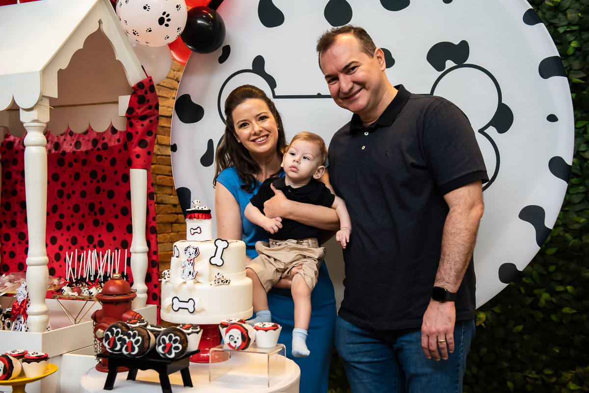 Bernardo no colinho da mamãe