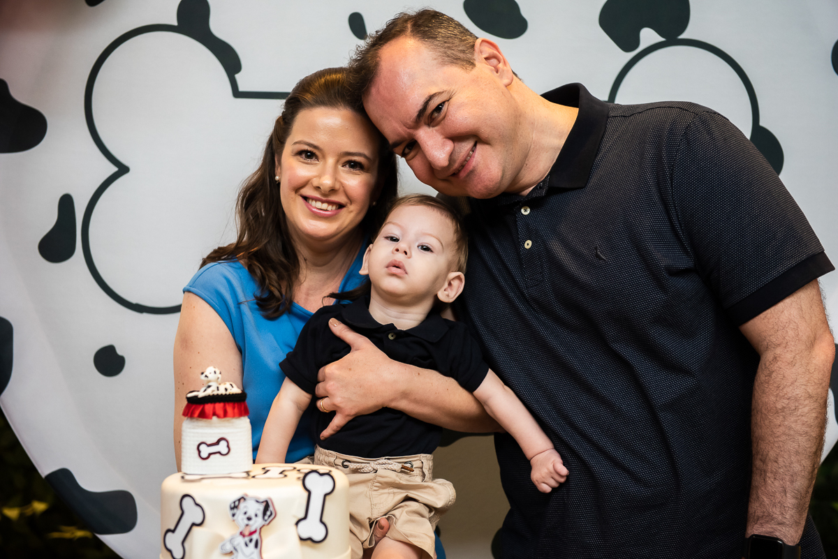 papai, mamãe e Bernardo