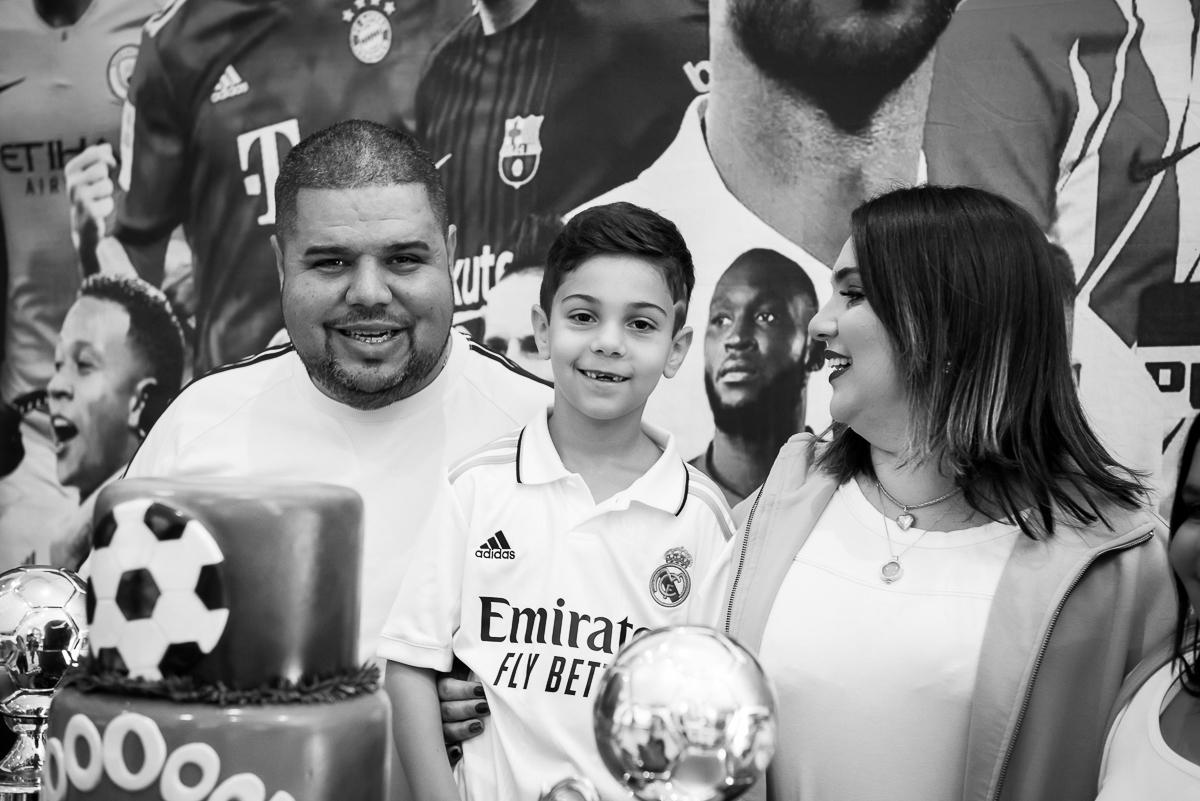 papai, Guilherme e mamãe, fotografia em preto e branco