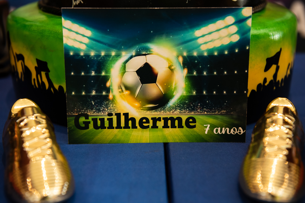 chuteiras de ouro - Guilherme 7 anos