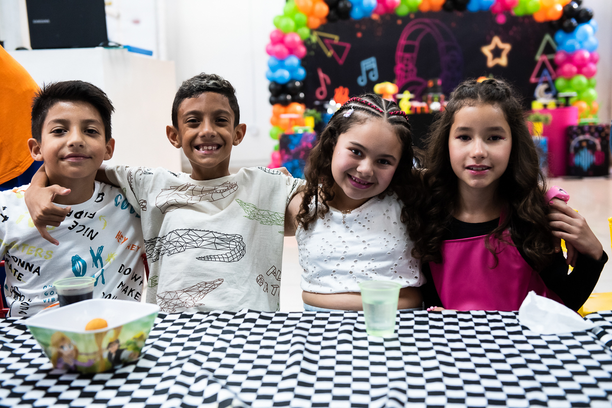hora do lanche das crianças