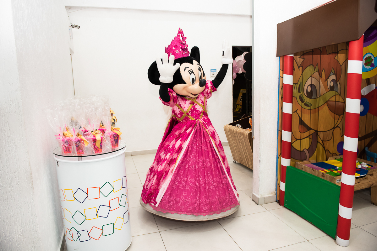 a chegada da Minnie rosa