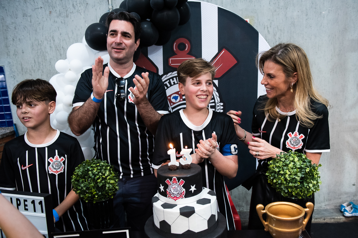 Pietro comemorando seus 13 anos
