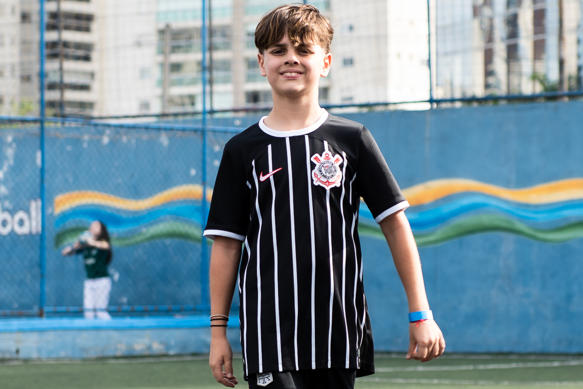lindo corinthiano sorridente