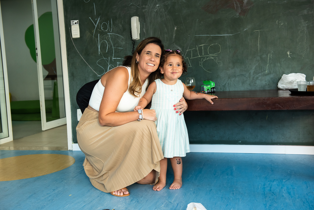 mamãe e a aniversariante