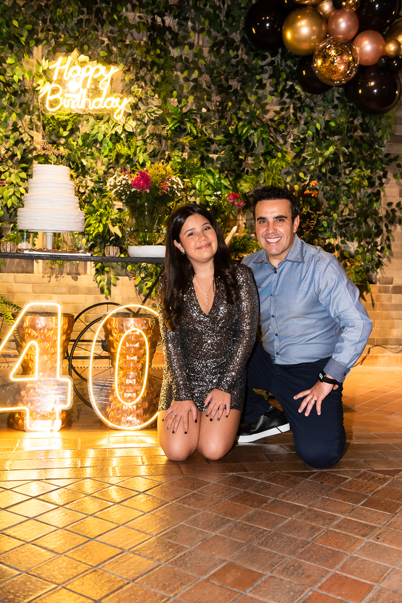 papai e a filha Lívia