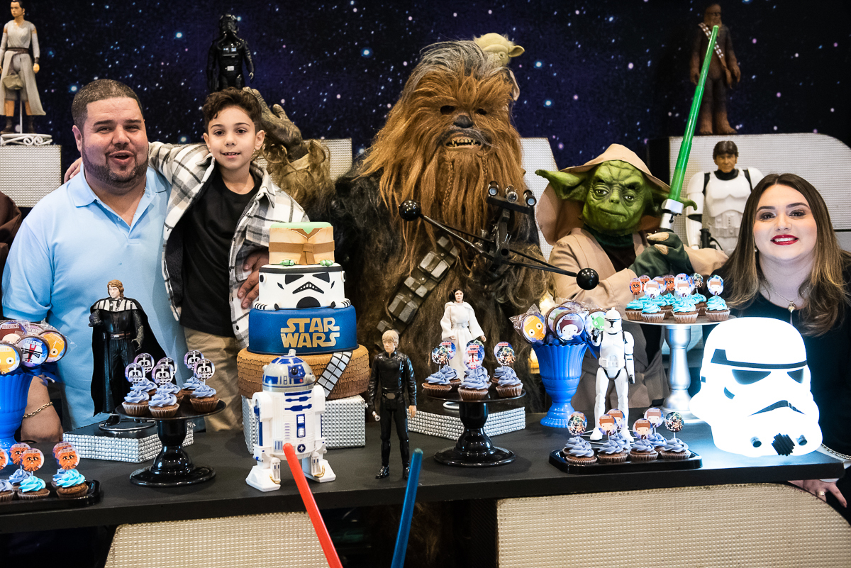 mais foto com a galera do filme star wars