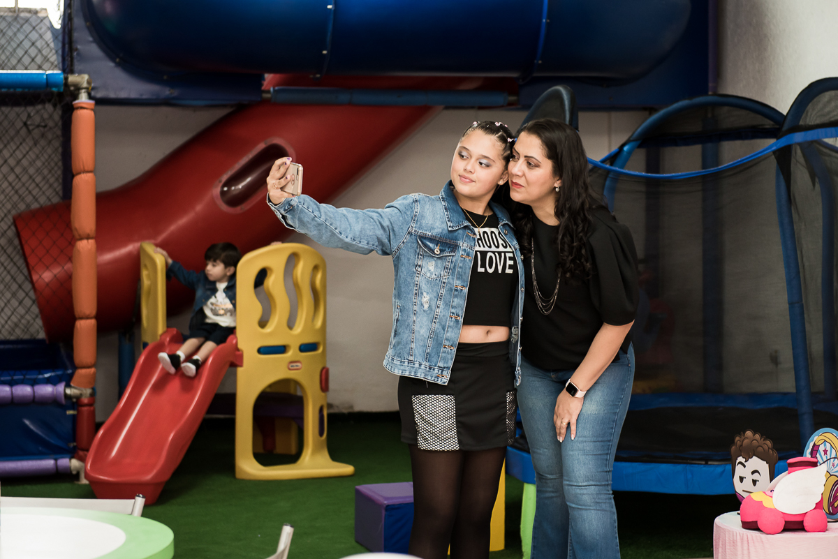 Fotografando o Show da Luna e da Amanda!