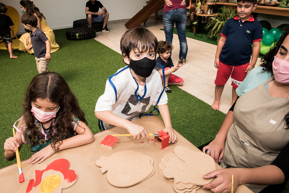 Festa infantil - hora de arte