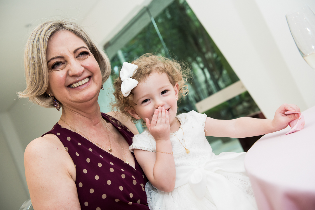 Batizado da Laura - Recepção