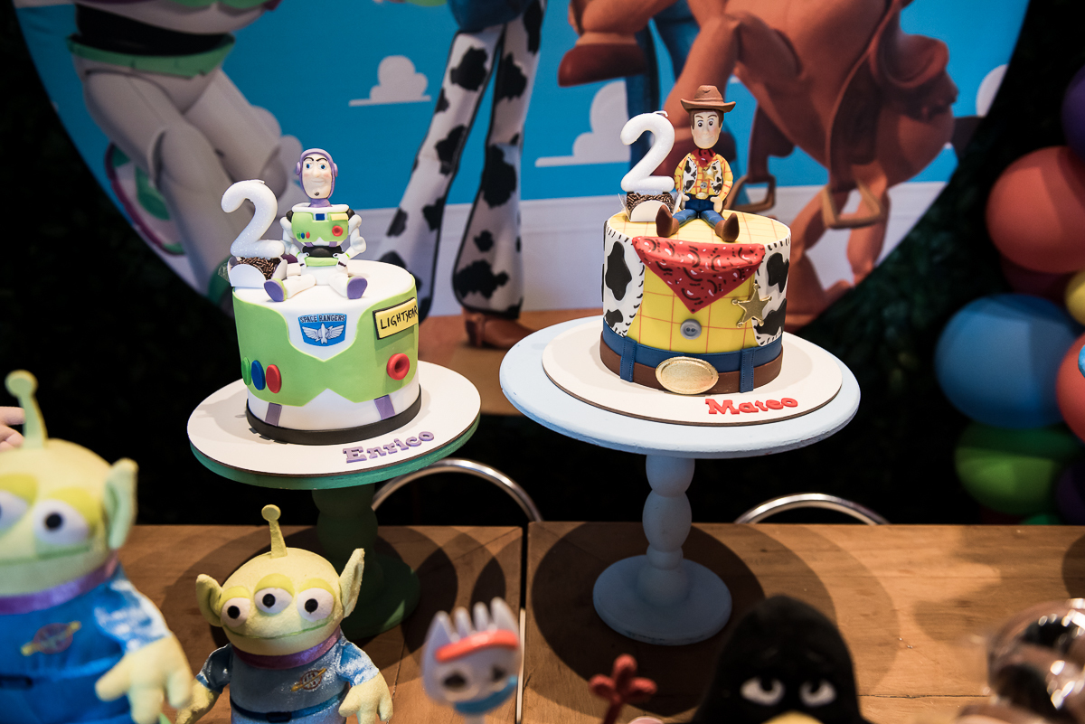 Hora do parabéns com Toy Story