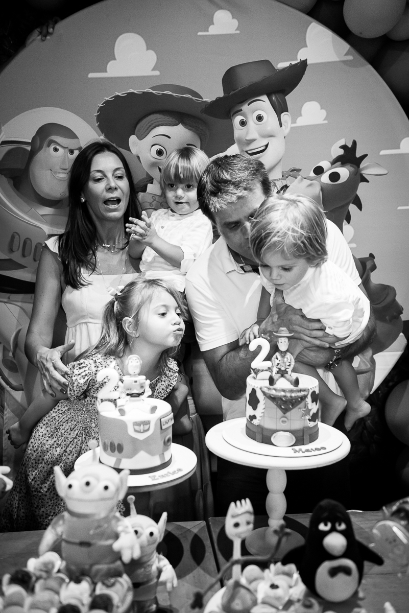 Hora do parabéns com Toy Story