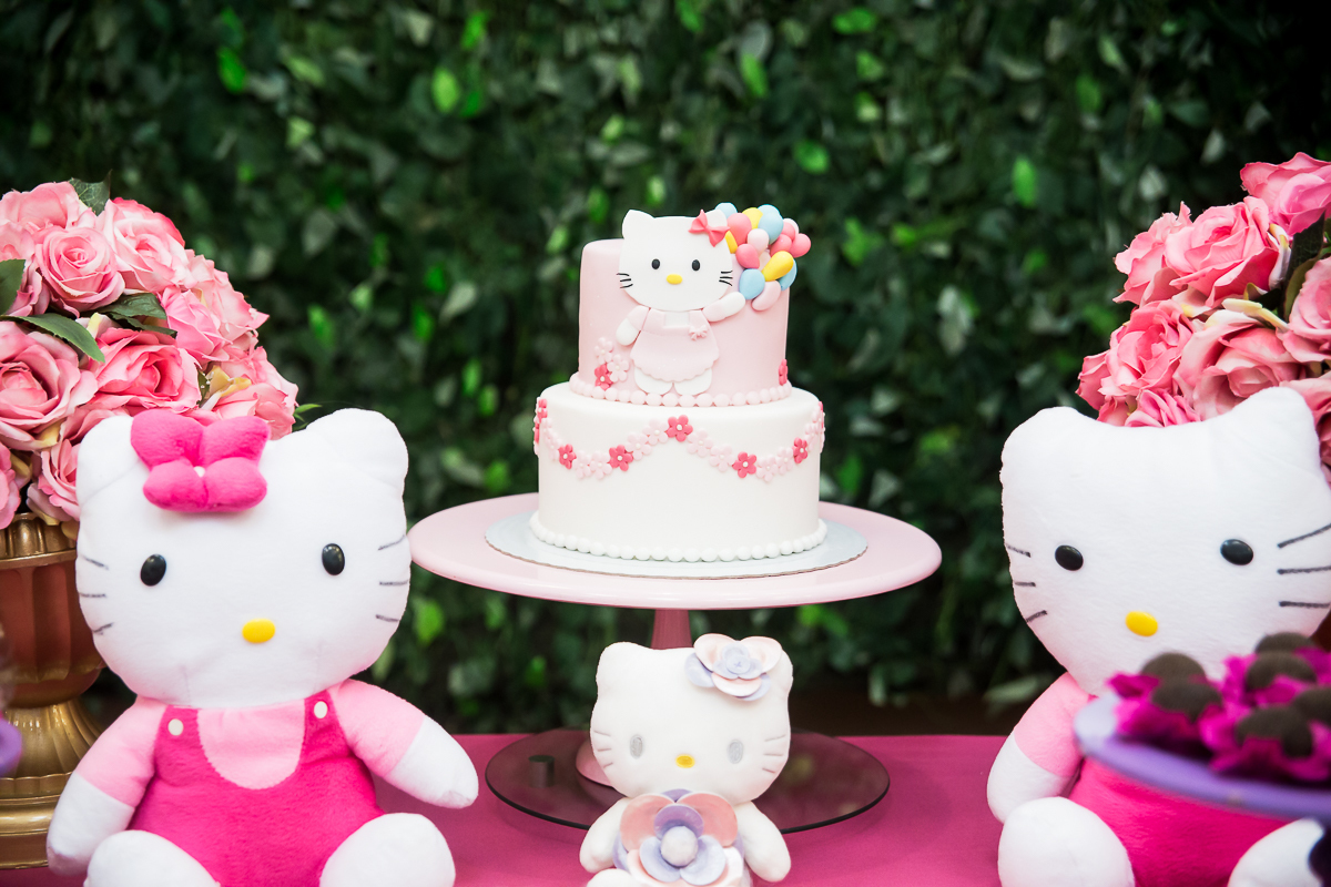 fotografia festa tema Hello Kitty