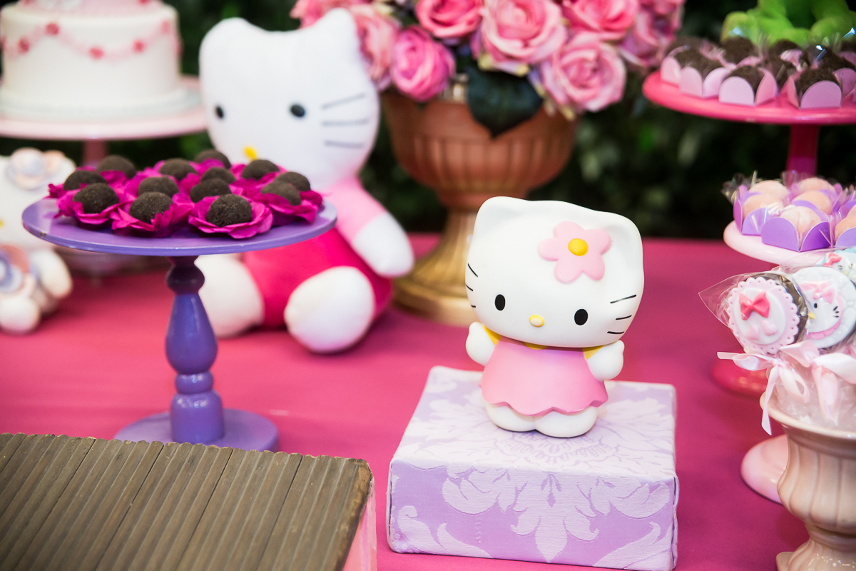 fotografia festa tema Hello Kitty