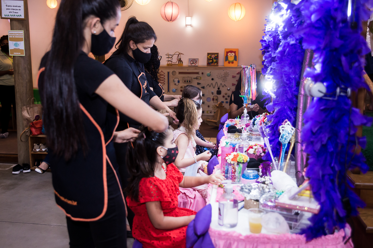 curtindo os penteados