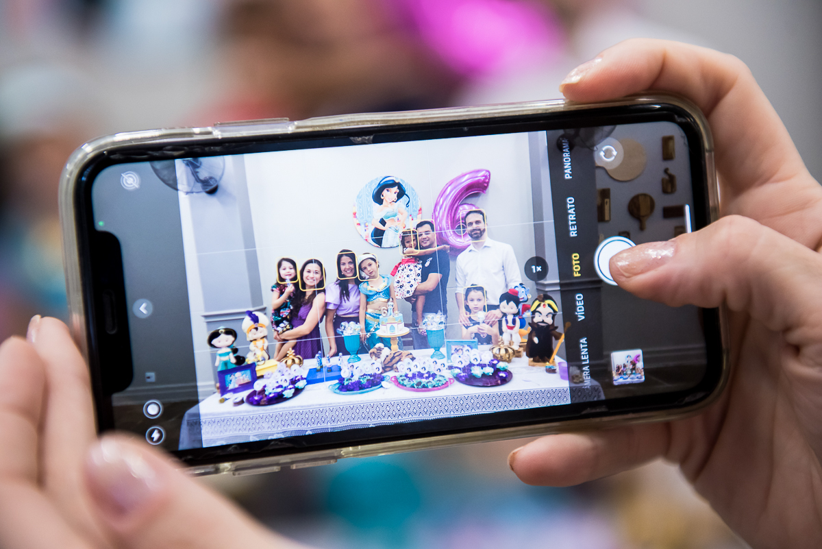 Hora do parabéns da Valentina