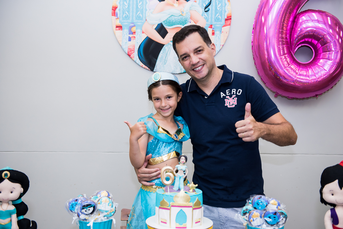 papai e a aniversariante