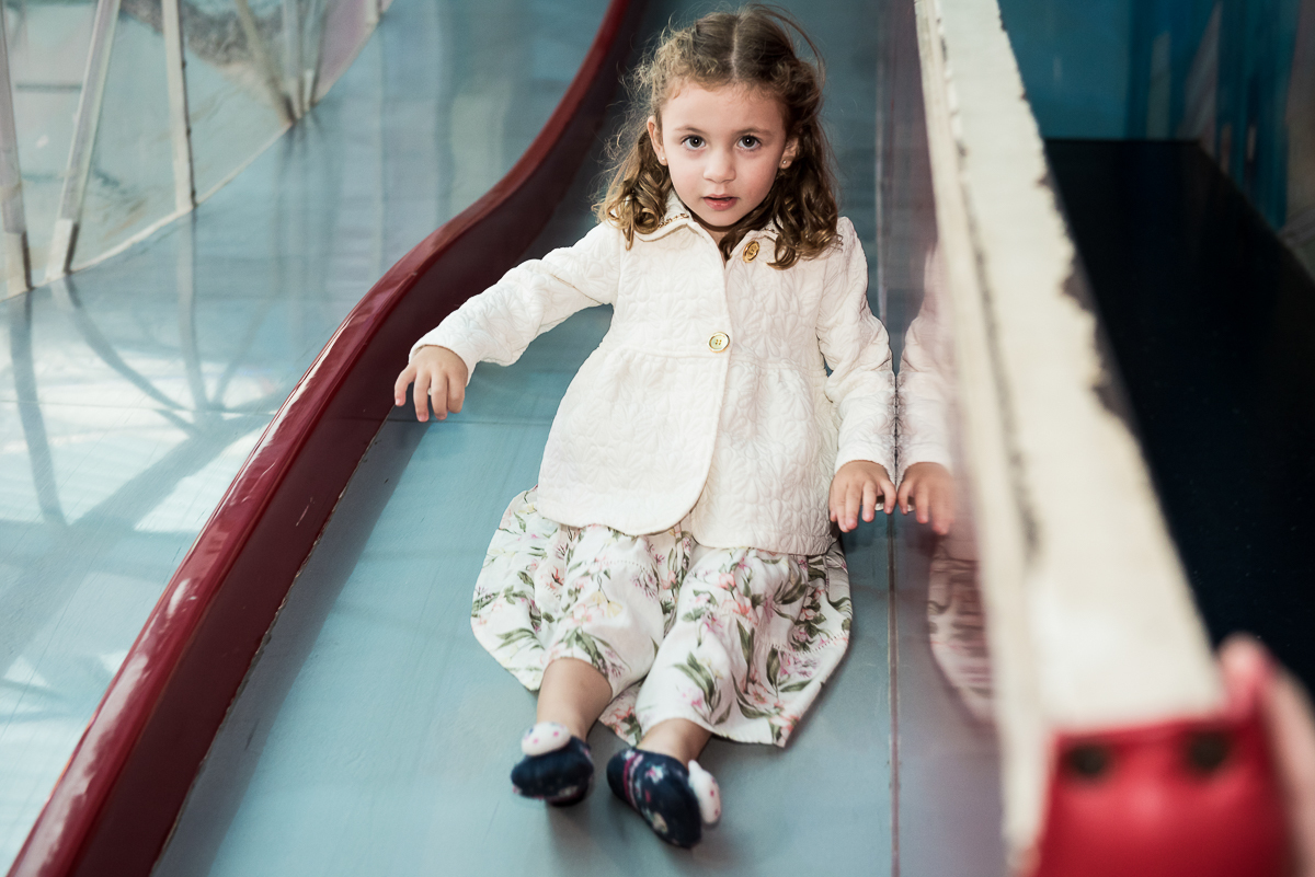 Curtindo o escorregador