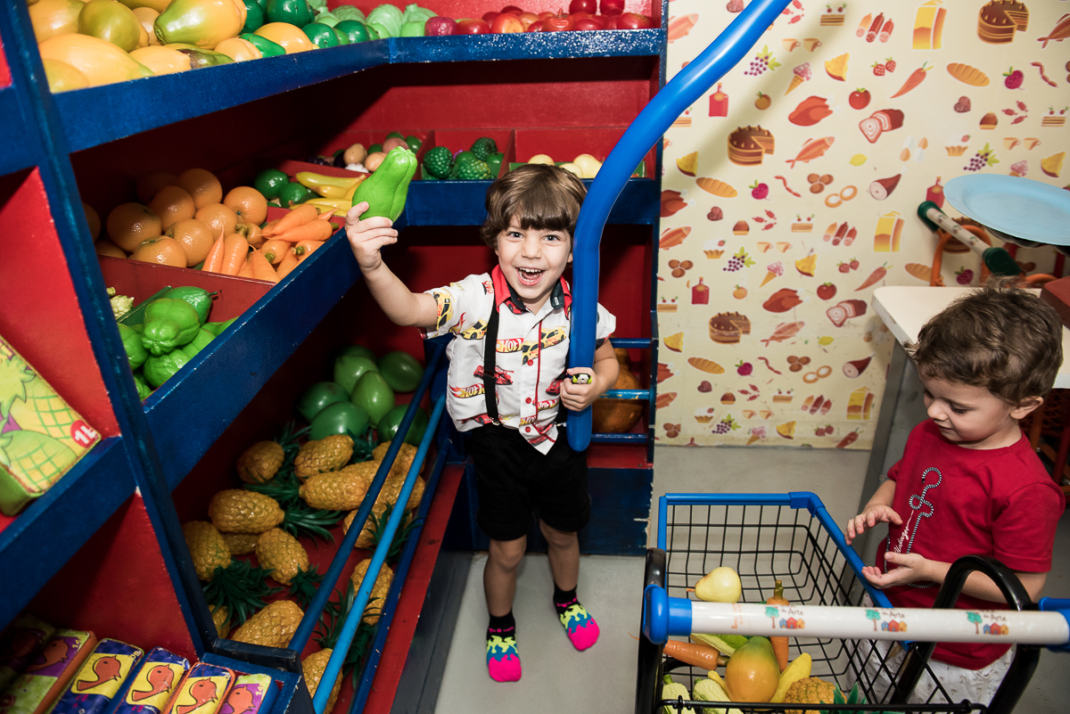 brincando no mercado
