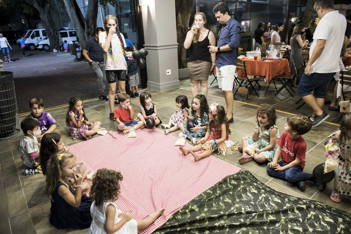 Hora do lanche das crianças