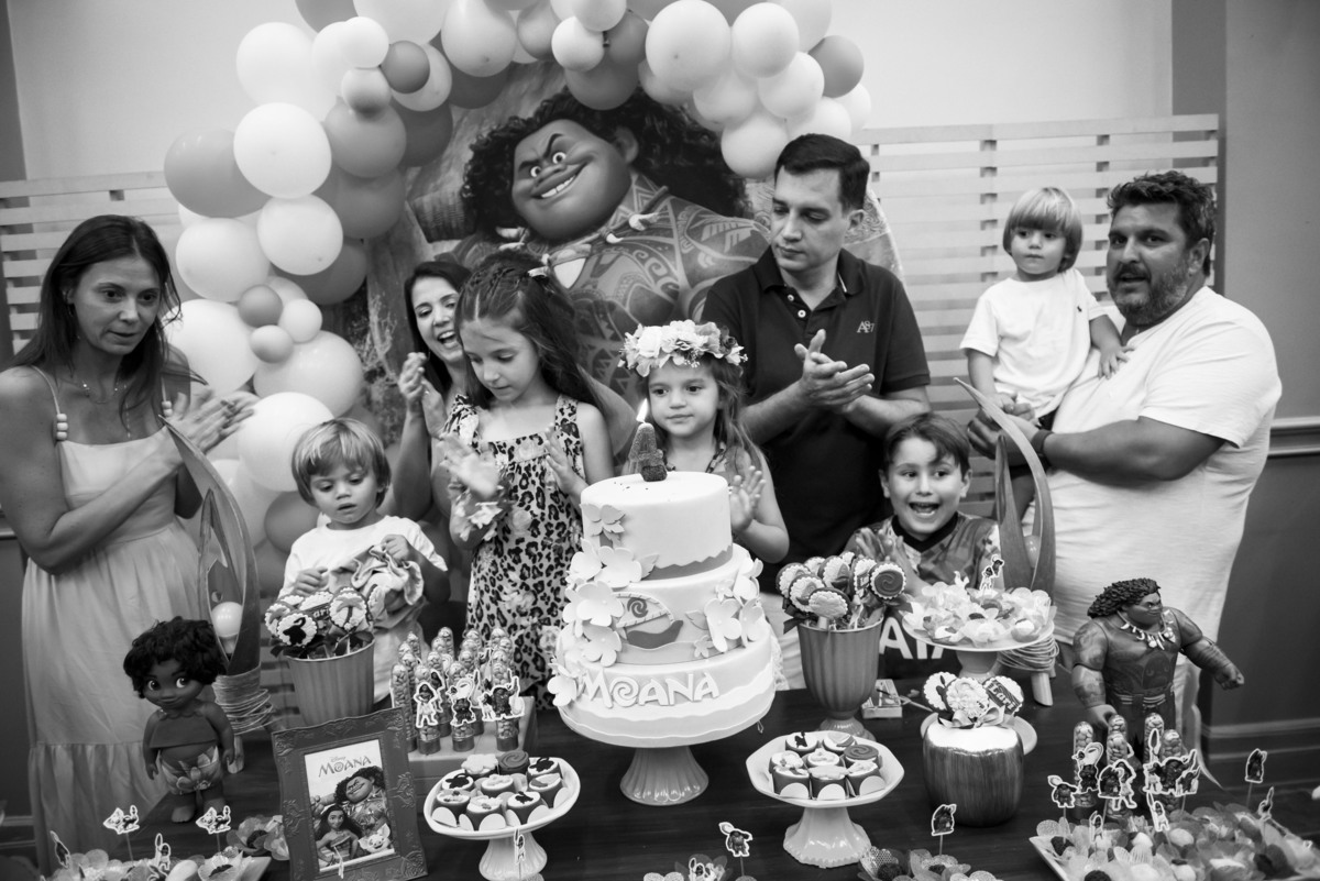 Hora do Parabéns - Tema Moana