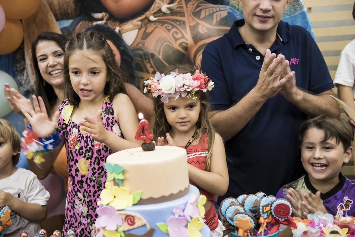 Hora do Parabéns - Tema Moana