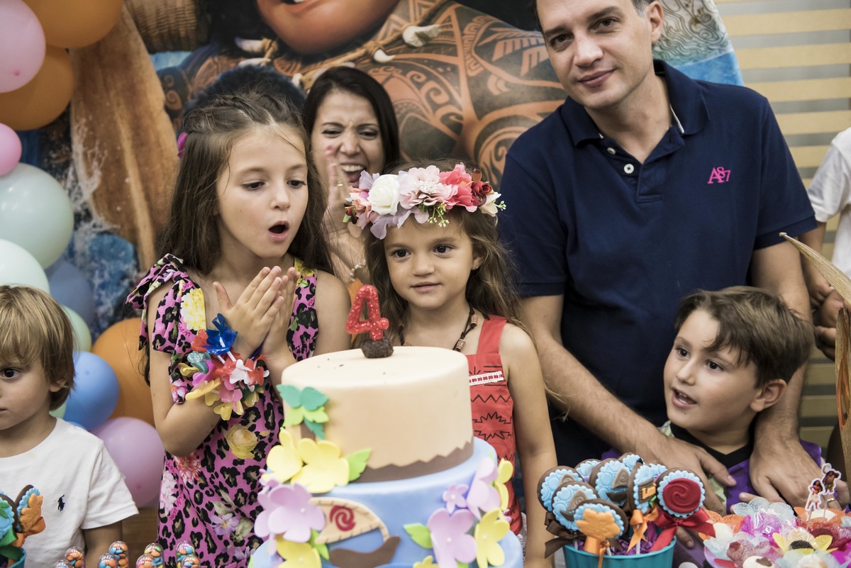 Hora do Parabéns - Tema Moana