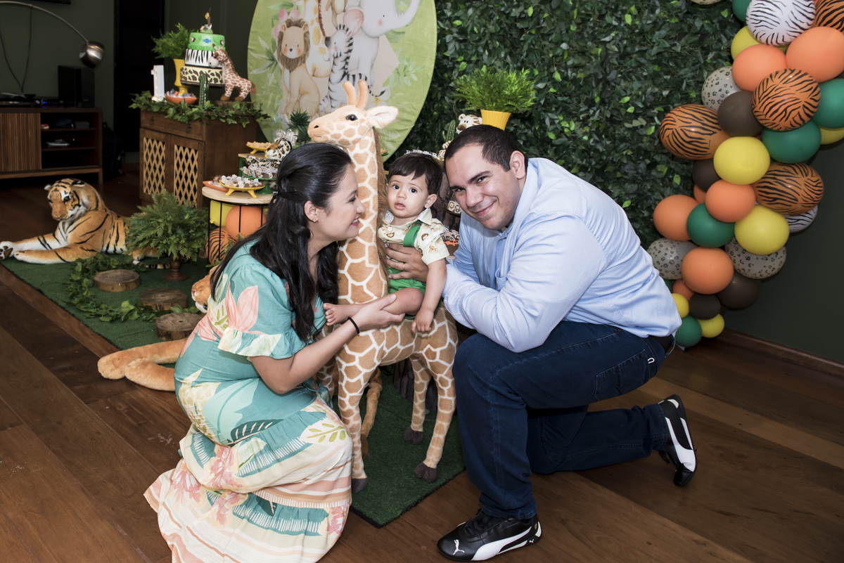 Foto com a Mamãe e o Papai