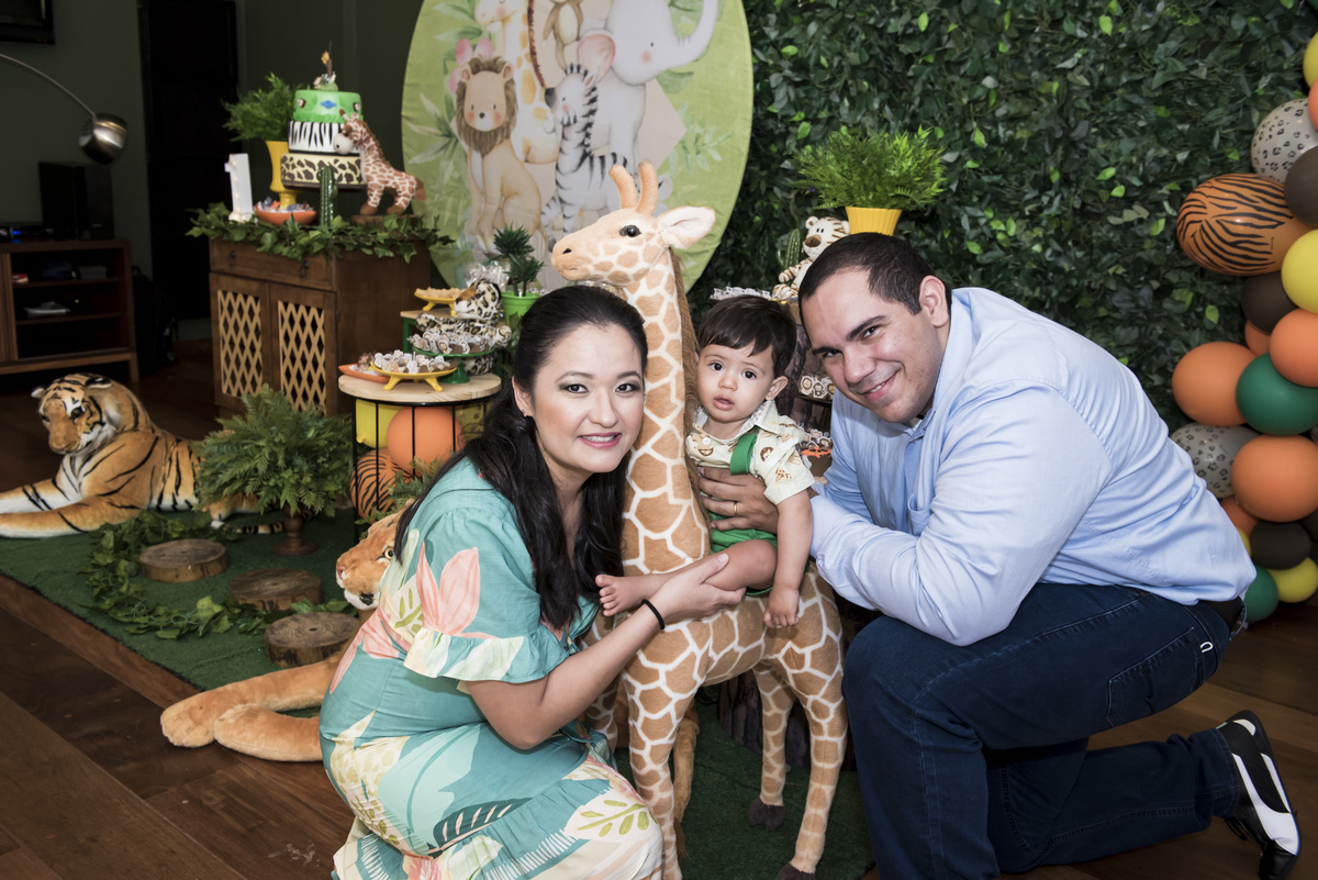 Foto com a Mamãe e o Papai