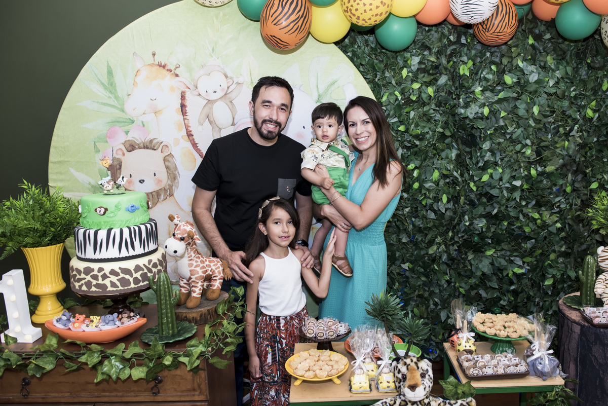 Foto com o Titio e a Titia