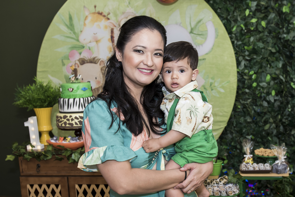 Foto com a Mamãe