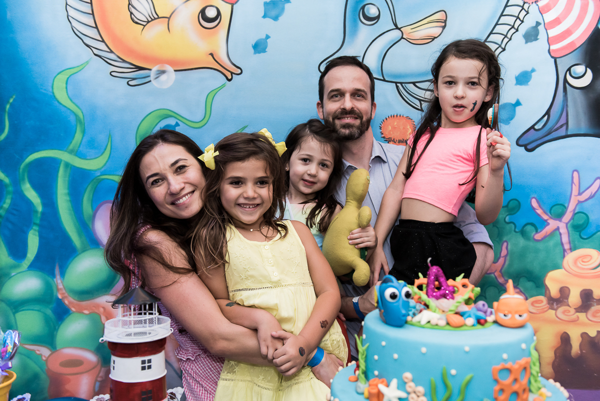 Hora do Parabéns - Festa Infantil Tema Procurando Nemo