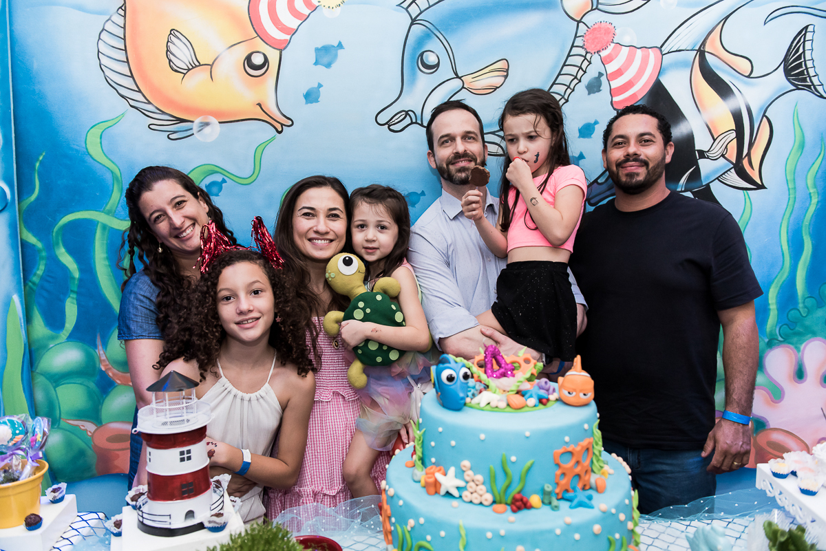 Hora do Parabéns - Festa Infantil Tema Procurando Nemo