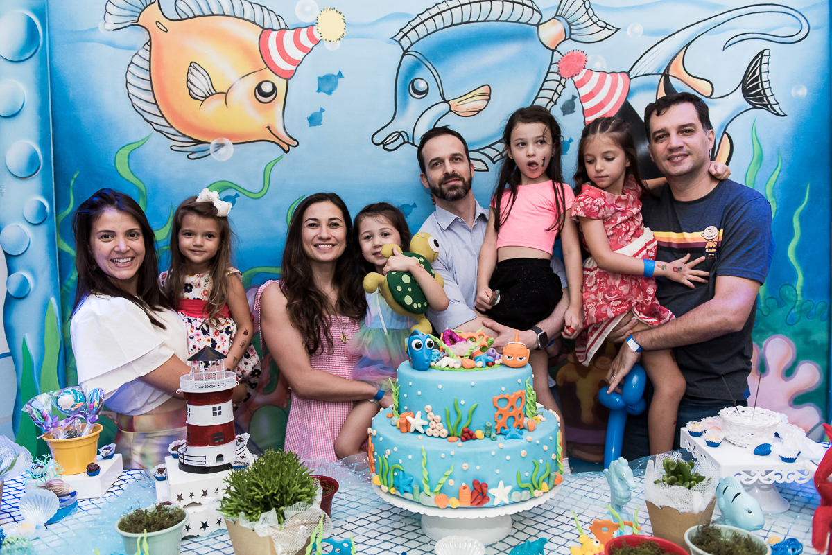 Hora do Parabéns - Festa Infantil Tema Procurando Nemo