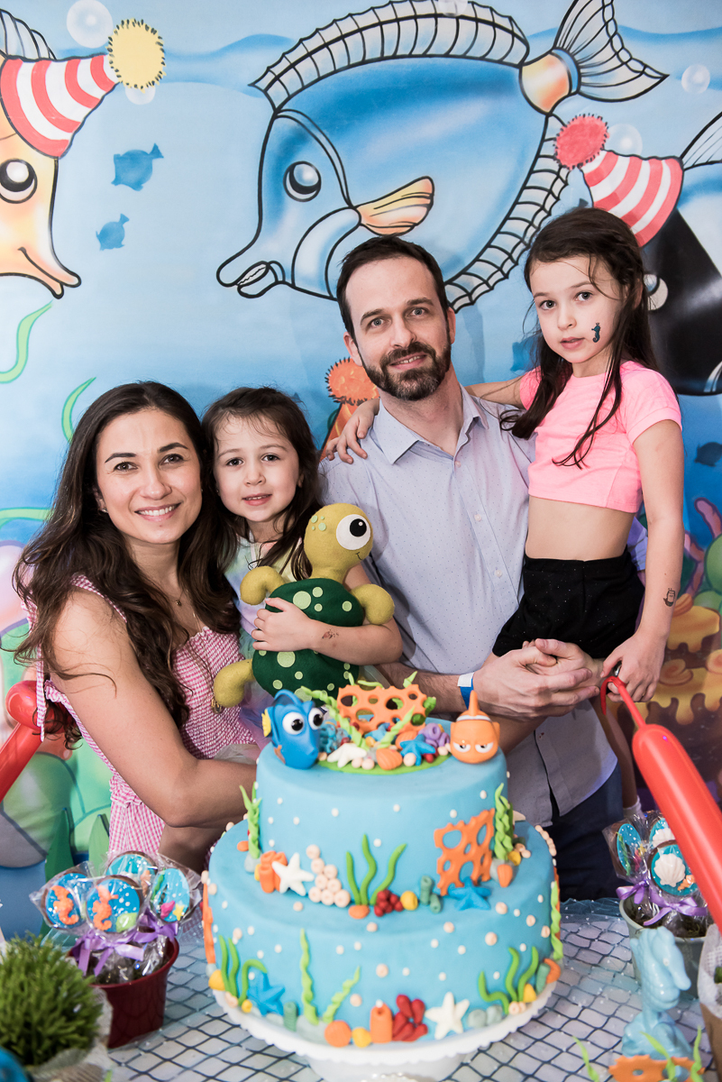 Hora do Parabéns - Festa Infantil Tema Procurando Nemo