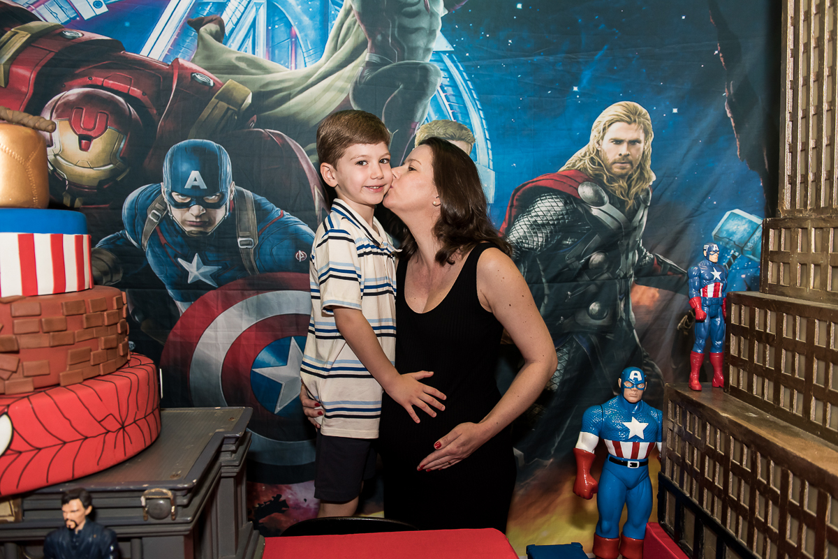 Fotografia Festa Infantil Tema Super Heróis