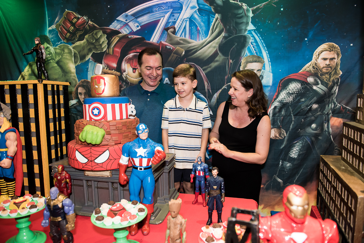 Hora do Parabéns com os Super Heróis