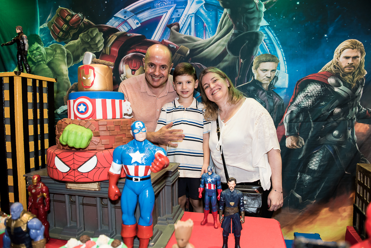 Hora do Parabéns com os Super Heróis