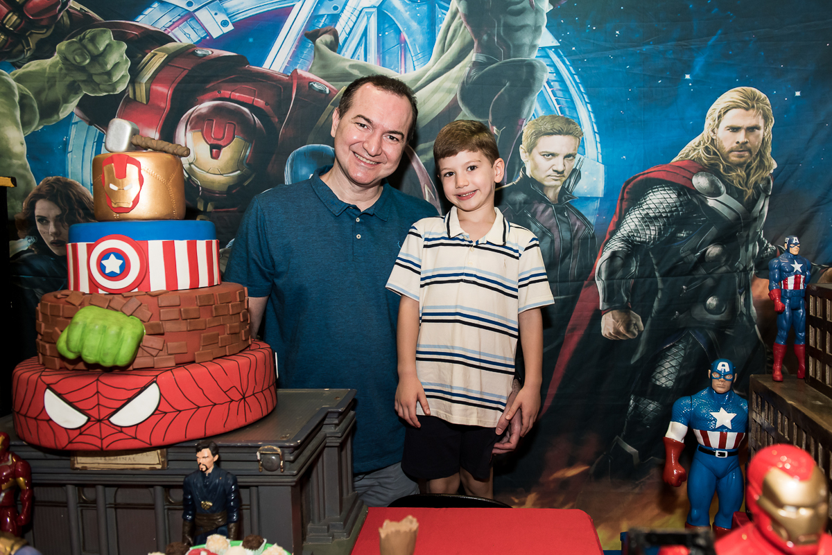 Fotografia Festa Infantil Tema Super Heróis